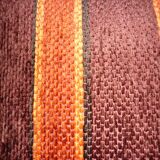 Coussin en velours orange