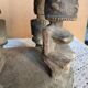 African art, tribal art, antique caryatid stool