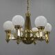 Rare Art Nouveau Chandelier by Emil Kralik for Vulkania, 1920s