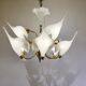 Murano Glass Canna Lily Chandelier, 1970s