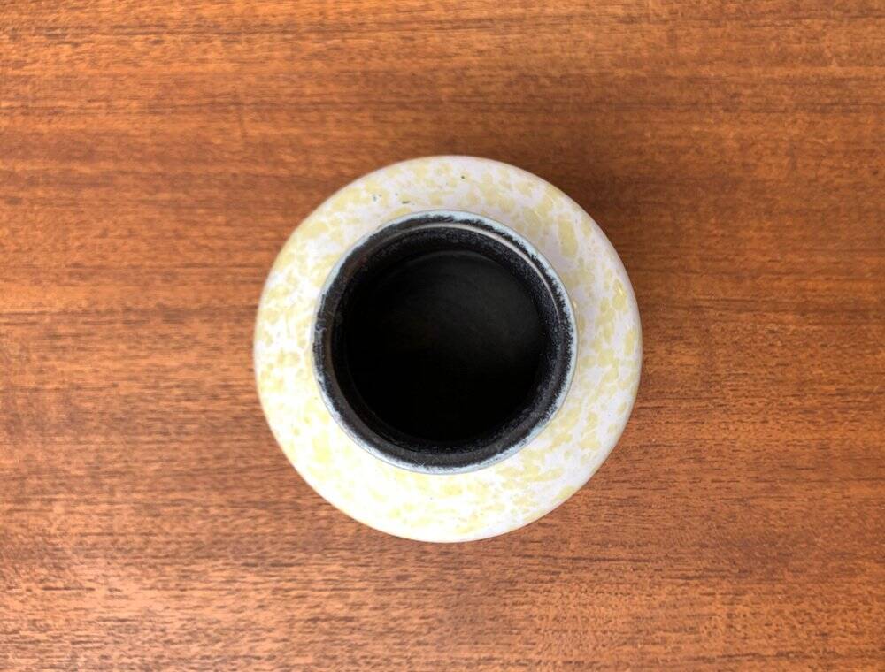 East German pottery vase from the GDR mid-century Strehla Keramik, 1960s.