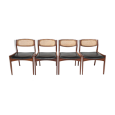 Set of four teak chairs by Ib Kofod Larsen danish design