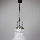 1970s Czechoslovak Adjustable Mid-Century Bell Form Glass Pendant Lamp