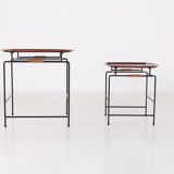 Pair of minimalist Scandinavian coffee table Ary Nybro