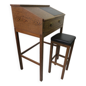 Secrétaire avec tabouret