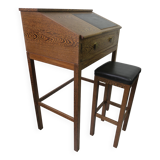Secretary desk with stool from the 60s by Andreas Hansen, denmark