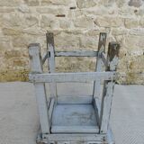 Wooden workshop stool, original color