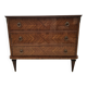 Chest of drawers with 3 drawers in solid wood with marquetry.