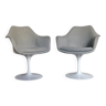 Pair of Tulip armchairs, by Eero Saarinen, Knoll International