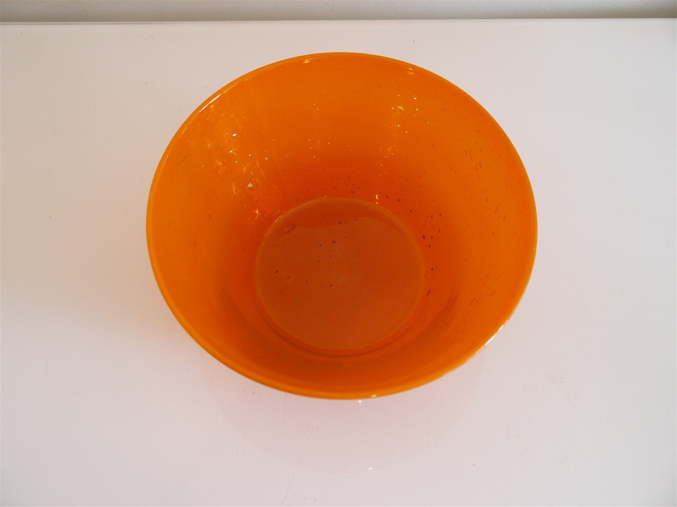 Empty pocket in blown glass by Erik Hoglund 1960