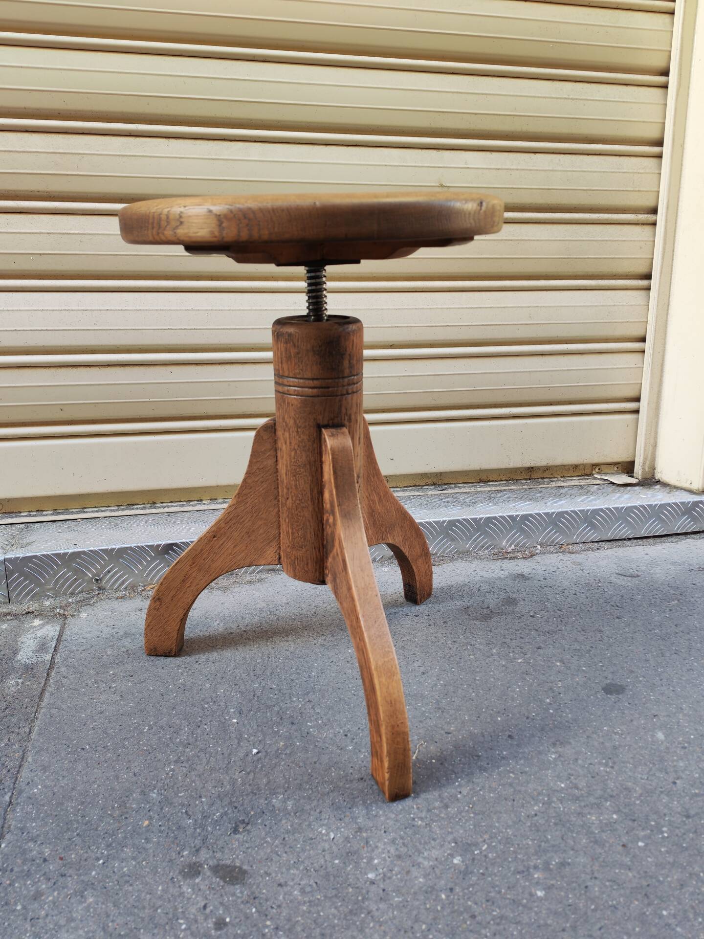 Tabouret de musicien Art Déco 1930