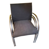 3 italian tonon design armchairs or office chairs, from the 1990s