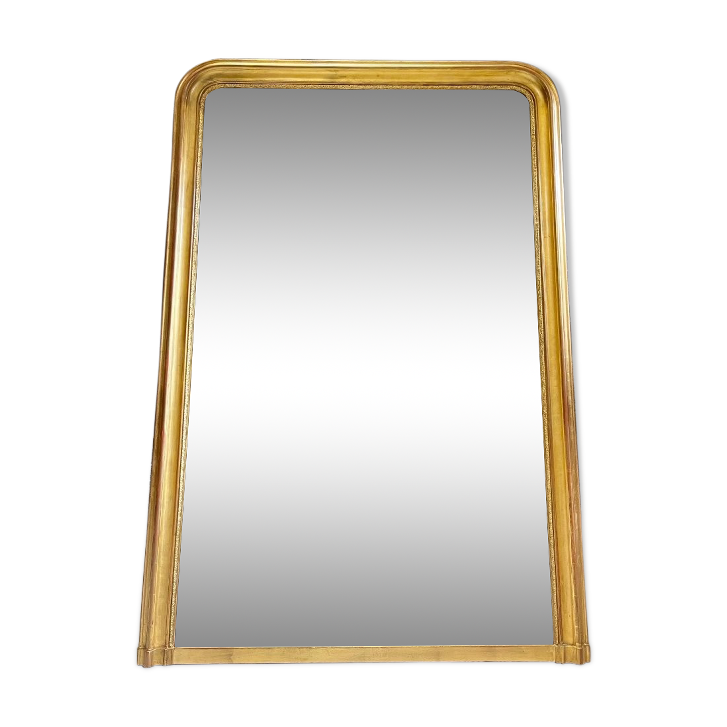 Fireplace mirror gilded wood louis philippe xix century 1m75 x 1m21