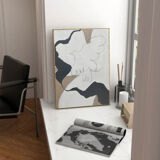 "La danse du ciel", 2022, acrylic on linen canvas, 50x70xcm by atelieragape