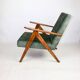 B-310 VAR green olive velvet armchair