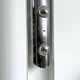 Vintage Italian Chromed Space Age totem lamp by Enrico Tronconi, made in Italy