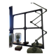 Handcrafted iron mirror