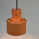 Vintage Hanging Lamp, Artiforte Netherlands, Terracotta, 1950s