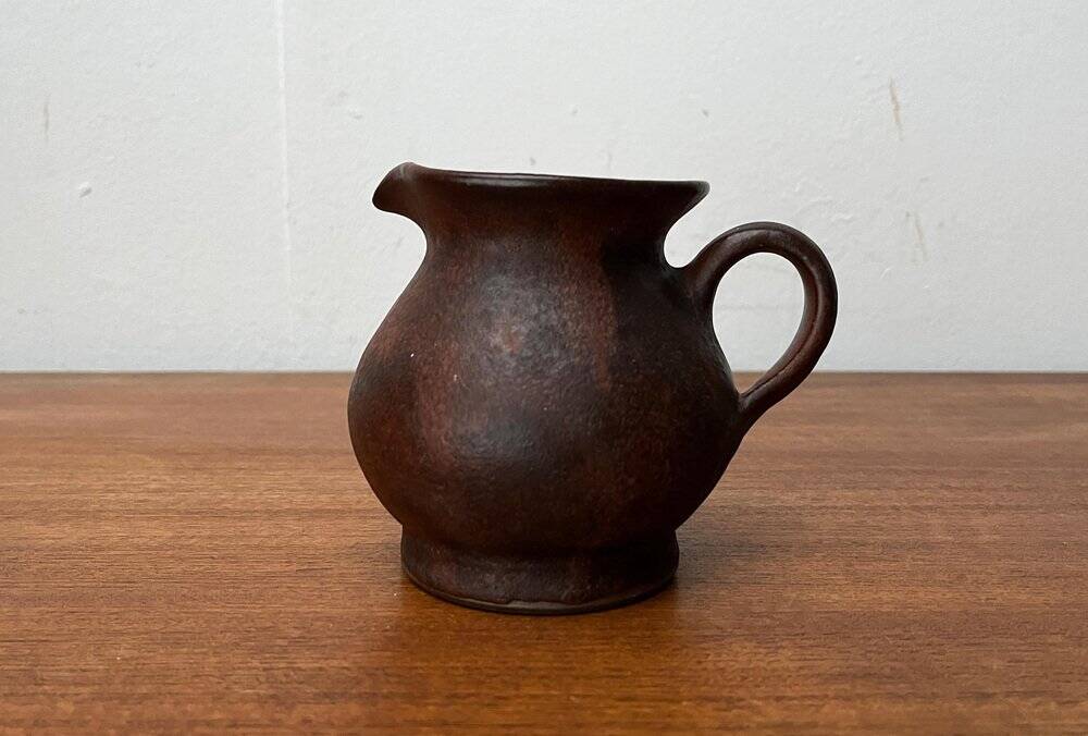 Mid-century minimalist vase pitcher by Hartwig Heyne Hoy Pottery, Germany, 1960s.