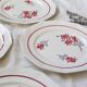 Dinner plates x6, Ceranord, Semi French Porcelain from the late 1950s