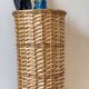Vintage rattan umbrella stand