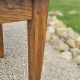 Solid oak farmhouse table 80x185