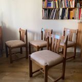 4 vintage Roche Bobois chairs 212