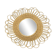 Vintage rattan sun mirror from the 60s