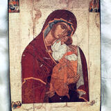 Icône religieuse orthodoxe vierge de la tendresse