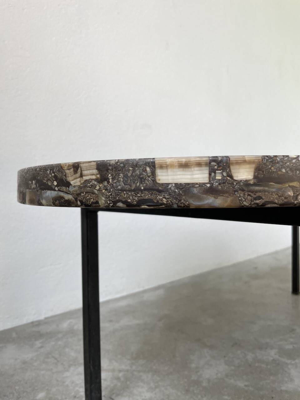 1950s Madagascar aragonite coffee table