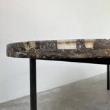 1950s Madagascar aragonite coffee table