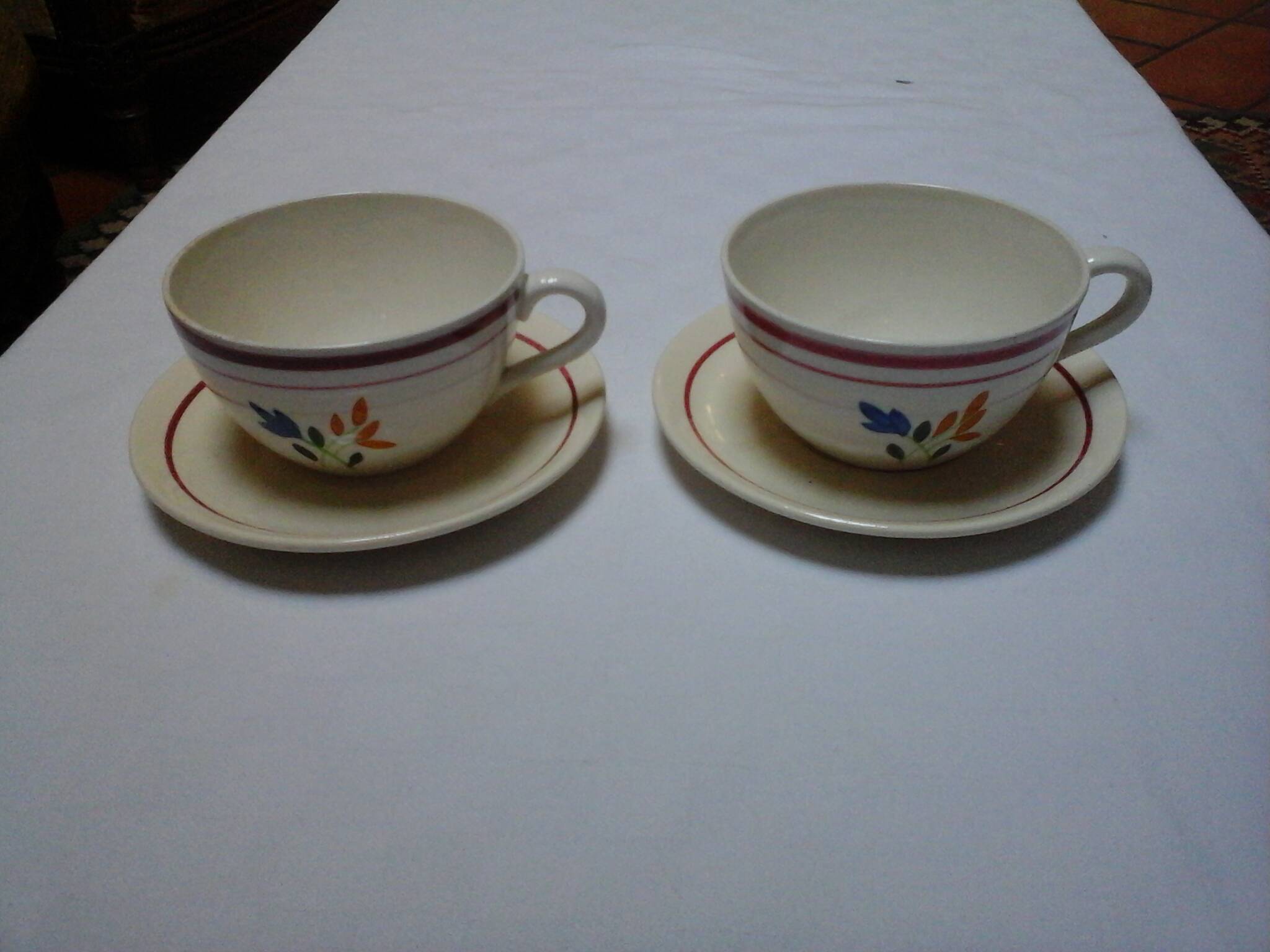 2 tasses Jeannette / Gien
