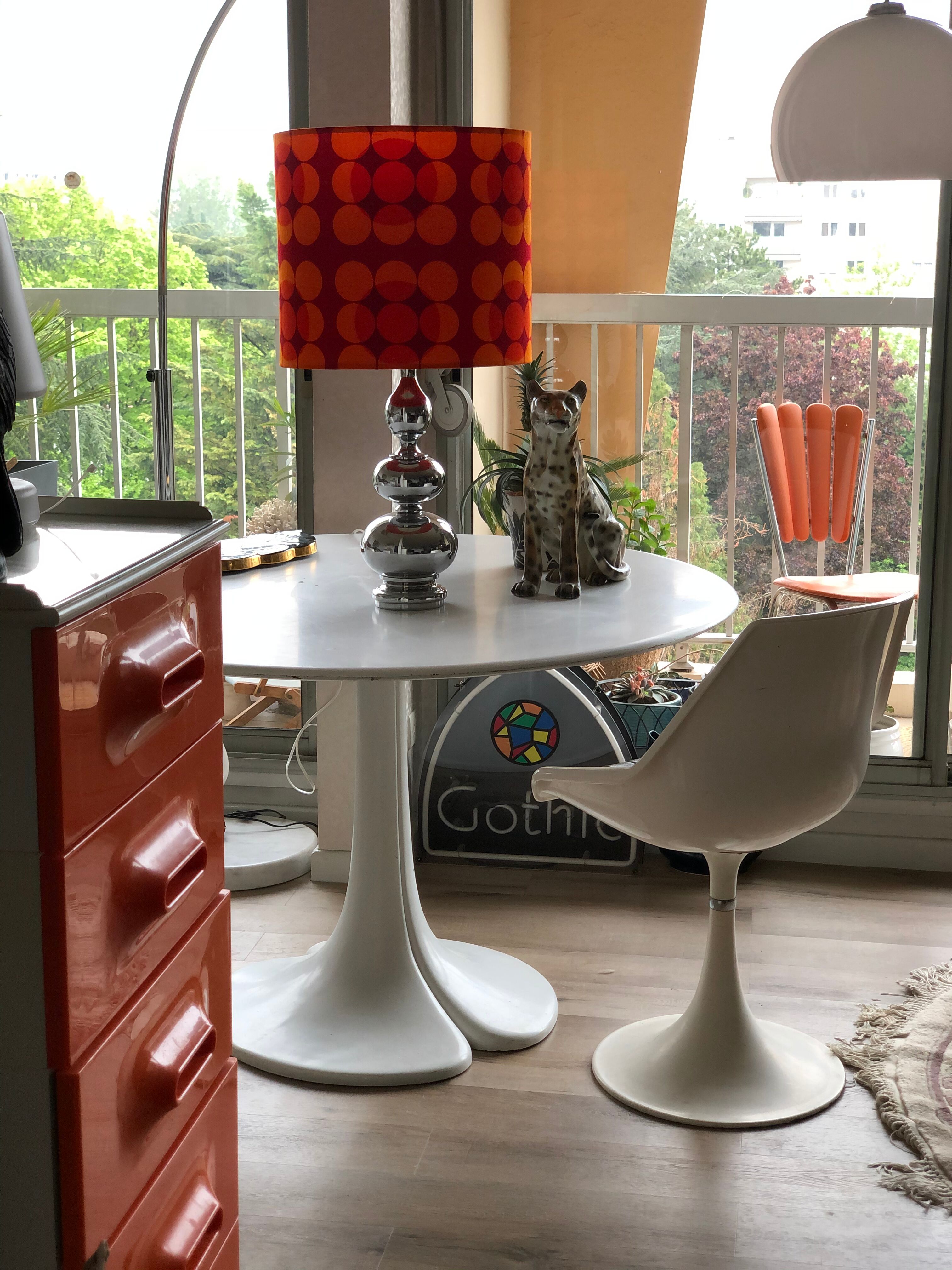 Lampe des années 70
