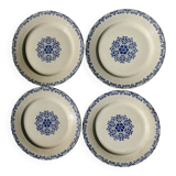Assiettes en terre de fer