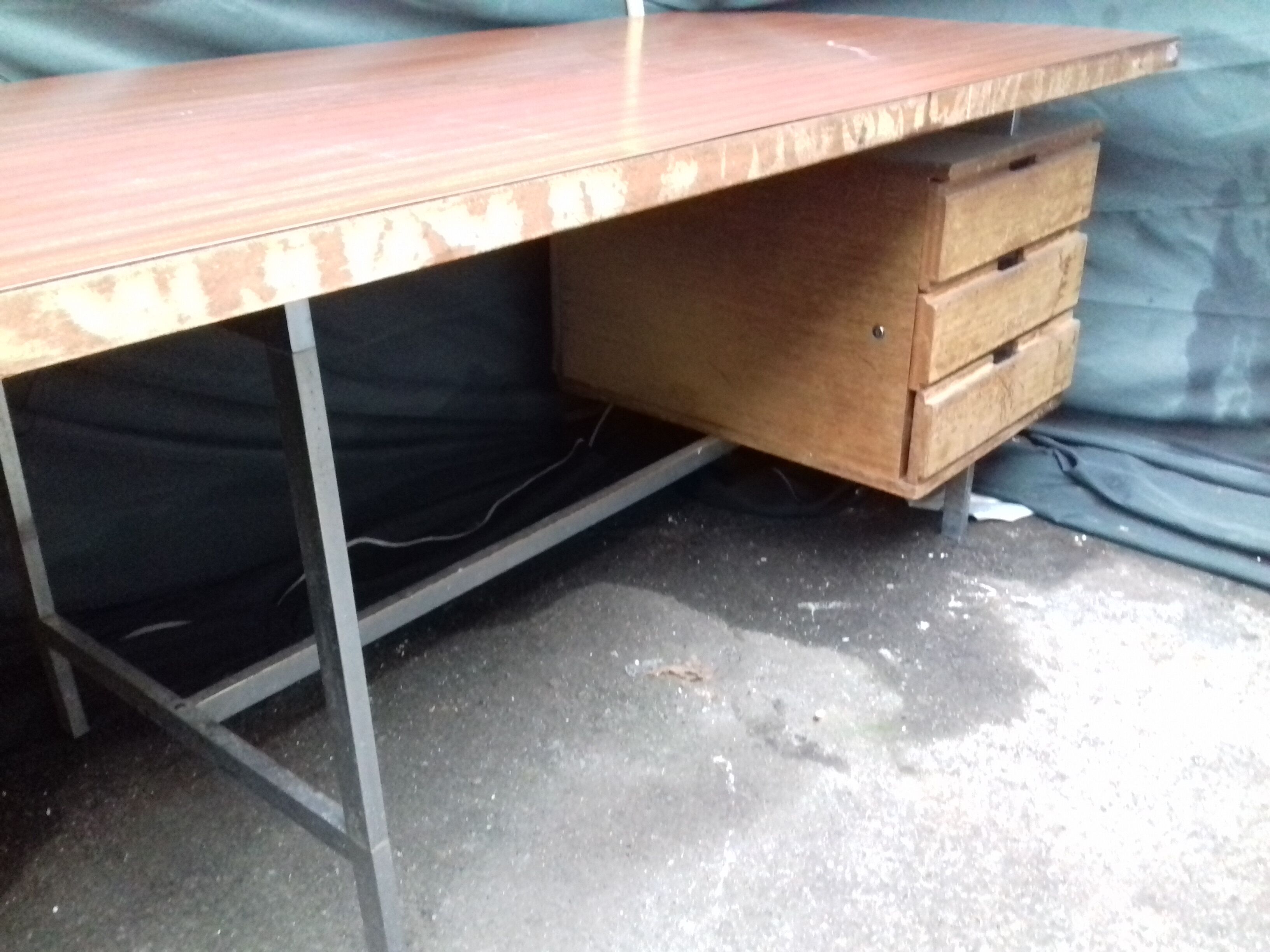 Desk by Pierre Guariche Minvielle edition 1950