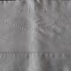 Antique linen cotton mixed sheet 200 X 280 cm monogram JG
