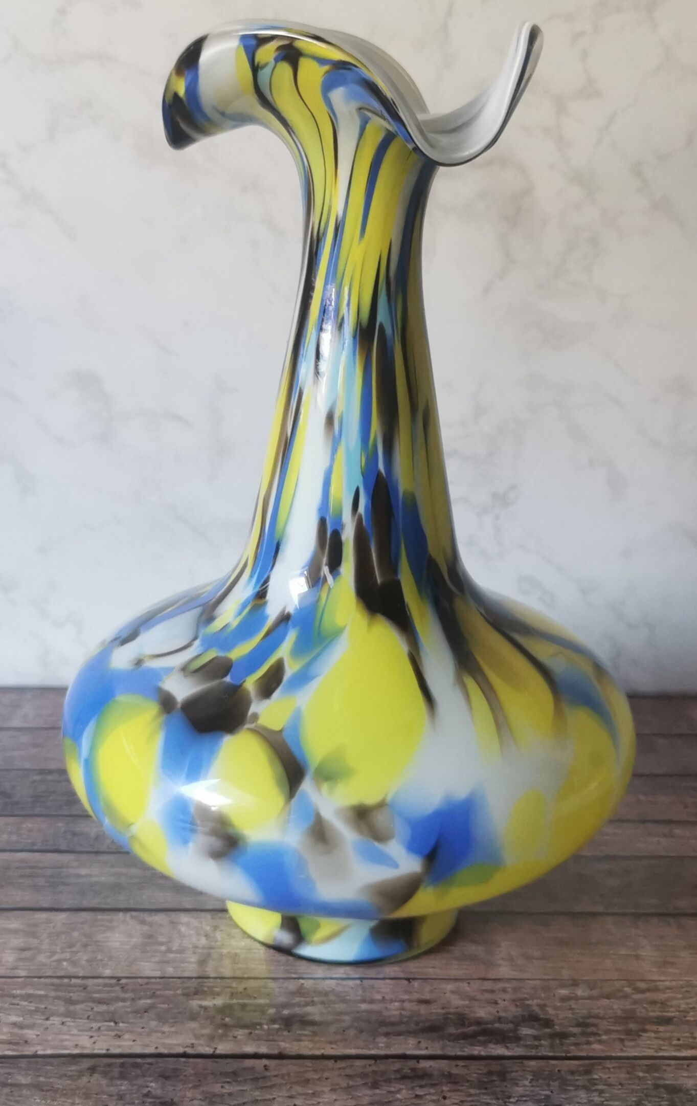 Murano blown glass vase