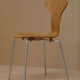2 Mosquito 3105 chairs by Arne Jacobsen for Fritz Hansen circa 1969