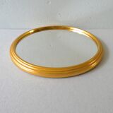 Mirror tray, gold metal tower, 23 cm