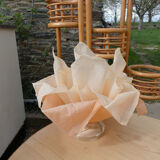 Vintage pink draped lamp jannalights