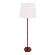 Mid-Century teak and brass floor lamp, Denmark, 1960s