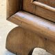 Commode asymétrique art déco chêne brut rénovée