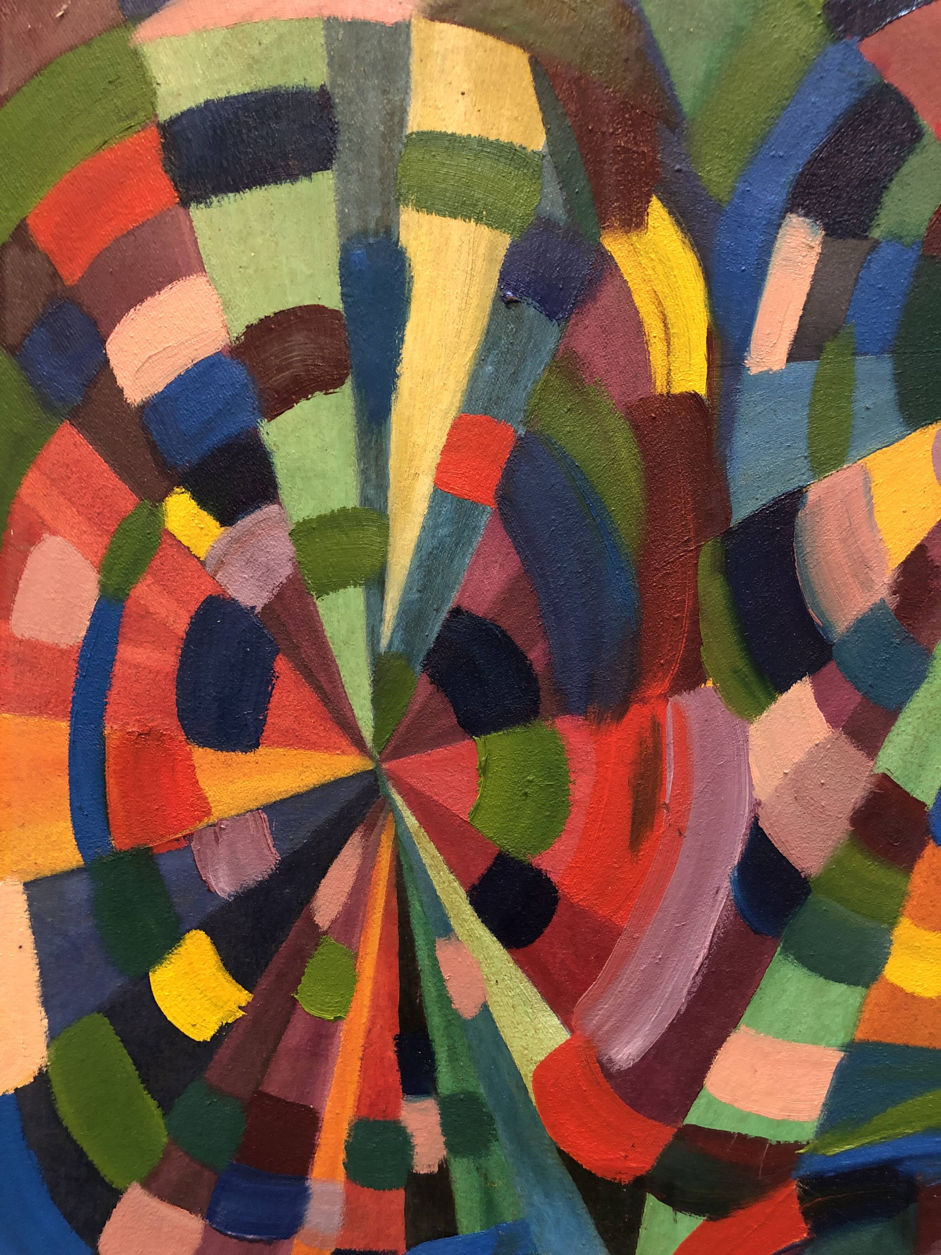 Painting twentieth lyrical abstraction Sonia Delaunay