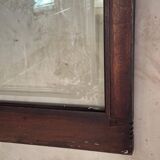 Etched glass door, 1890s