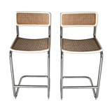 High chair in cannage