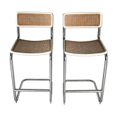 Chaise haute en cannage