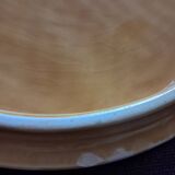 retro vintage Sarguemines table coaster with wave patterns