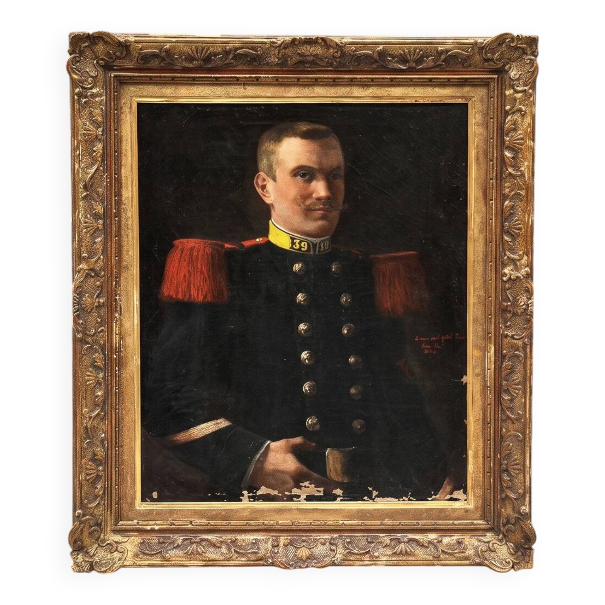 Portrait d’un jeune soldat français, 1900