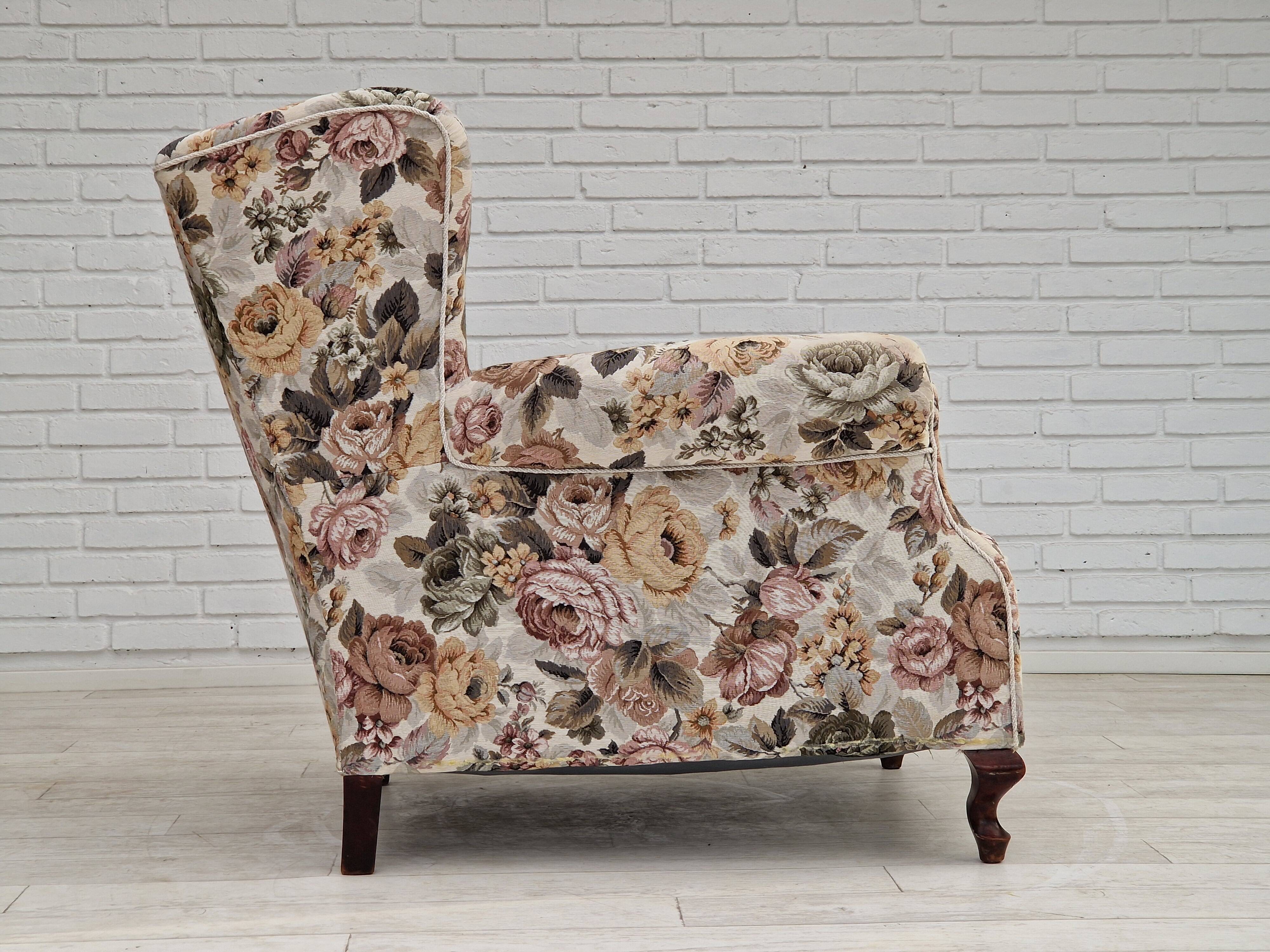 1950s Danish armchair in fabric