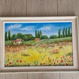 Countryside landscape painting